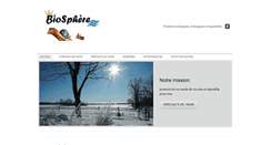 Desktop Screenshot of boutiquebiosphere.com